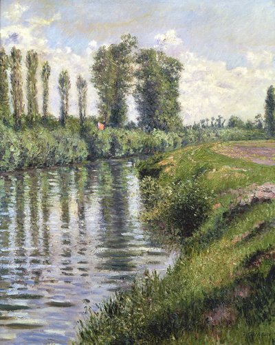 Kleiner Arm der Seine bei Argenteuil von Gustave Caillebotte